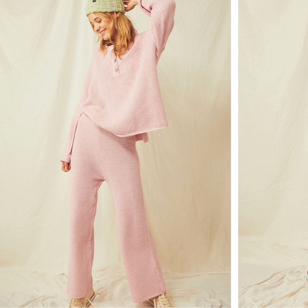 Hailee sweater set in dreamy pink XL